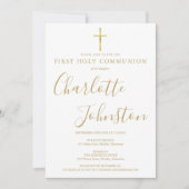 Modern Golden Signature First Kaart (Voorkant)