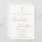 Modern Golden Signature First Kaart (Voorkant)