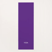 Modern Golden Stars over koninklijk Paars Yogamat (Achterkant)