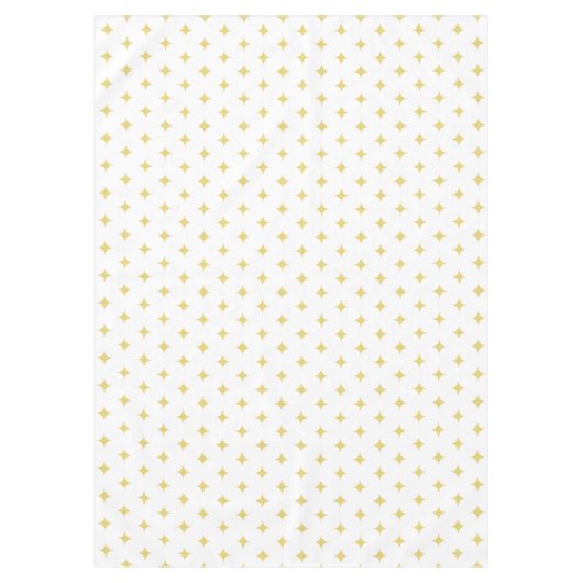 Modern Golden Stars over wit Tafelkleed (Voorkant)