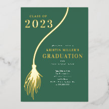 Modern Golden Tassel Afstuderen