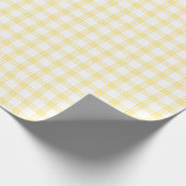 Modern Golden Yellow Play-papier Cadeaupapier (Hoek)