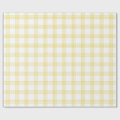 Modern Golden Yellow Pset |Groot patroon| Cadeaupapier (Vlak)