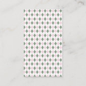 Modern Golf Baby Gender Reveal Par-t-shirt Informatiekaartje (Achterkant)