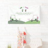 Modern Golf Baby Gender Reveal Par-t-shirt Spandoek (Insitu)