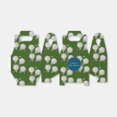 Modern Golf Ball Party Birthday Baby Pattern Bedankdoosjes (Uitgevouwen)