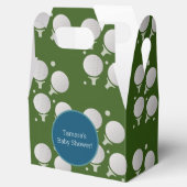 Modern Golf Ball Party Birthday Baby Pattern Bedankdoosjes (Geopend)