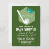 Modern Golf Ball Theme Boy Baby shower Kaart (Voorkant)