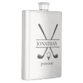 Modern Golf Clubs Personaliseerde Bachelor Party Flacon (Rechts)