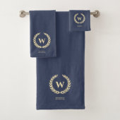 MODERN GOLF DAD GOLF VADERDAG MONOGRAM BAD HANDDOEK (Insitu)
