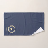 MODERN GOLF DAD GOLF VADERDAG MONOGRAM BAD HANDDOEK (Handdoek)