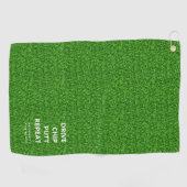 MODERN GOLF DAD VADERDAG DRIVE CHIP STELT GROEN GOLFHANDDOEK (Horizontaal)