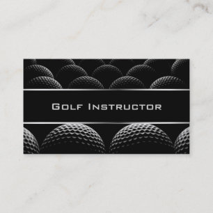 Modern Golf Instructor Visitekaartje