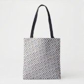 Modern Golf Typography Pattern Tote Bag (Voorkant)