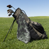 MODERN GOLF VADERDAG DRIVE CHIP POTT HERHAALD GOLFHANDDOEK (Groen)