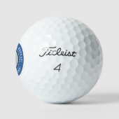 Modern Golfer Blue Funny Women’s Gift Set Golfballen (Logo)