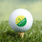 Modern Golfer Diagonaal Monogram Golfballen (Insitu Shirt)