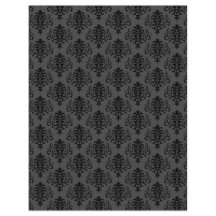 Modern gothic Grey Black Damask-scrapbook