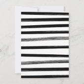 Modern Gothic Halloween Vrijgezellenfeest Kaart (Achterkant)