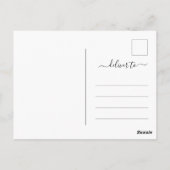 Modern Goud Blauw Agaat Bruiloft Save the Date Briefkaart (Achterkant)