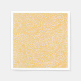 Modern Goud Bloemen Botanisch Servet