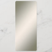 Modern Goud  Bloemenmenu Menu (Achterkant)