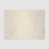 Modern Goud Confetti Tissue Papier (Voorkant)