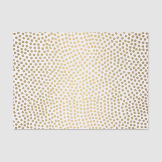 Modern Goud Confetti Tissue Papier (Voorkant)