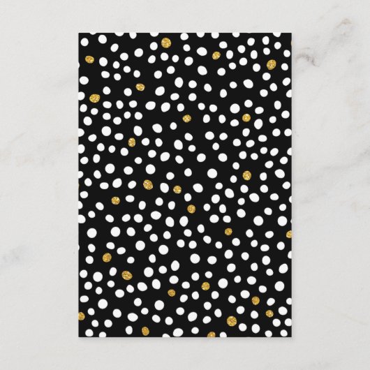 Modern goud dank u bedankkaart (Achterkant)