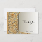 Modern Goud Dankjewel Kaart (Voorkant)