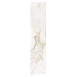 Modern goud effect marmerpatroon korte tafelloper