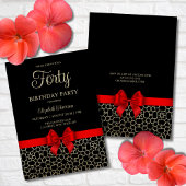 Modern Goud Egypte Geometrische Rode Boog 40e Verj Kaart