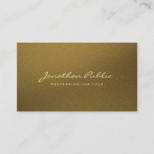 Modern Goud Elegant Professioneel Creatief Luxe Visitekaartje