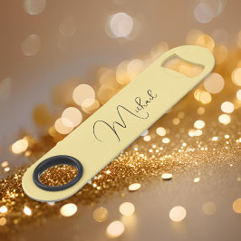 Modern goud Elegant Stijlvol Trendy Monogrammed Speed Flessenopener