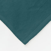 Modern goud en Blauwgroen Fleece Deken (Hoek)
