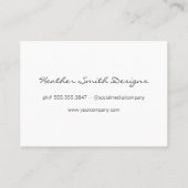 Modern Goud Geborsteld Visitekaartje (Achterkant)