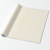 Modern Goud Geometrisch Inpakpapier (Uitgerold)
