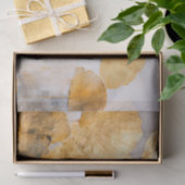 Modern Goud Gingko Tissuepapier (Geschenk)