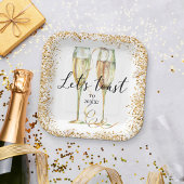 Modern Goud Glitter Party Papier Bord