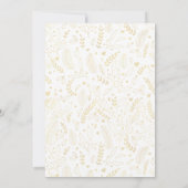 Modern Goud & Groen Kerstfeest Kaart (Achterkant)