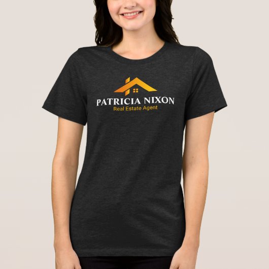Modern Goud Huis Makelaar Tri-Blend Shirt (Voorkant)