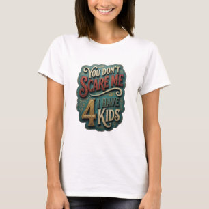 Modern Goud JE JAAGT ME GEEN ANGST AAN ICH HEB 4 K T-shirt