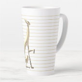 Modern Goud Latte Mok (Rechterhoek)
