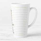Modern Goud Latte Mok (Rechts)