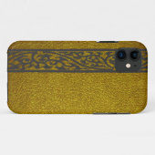 Modern Goud Leer Case-Mate iPhone Case (Achterkant (horizontaal))