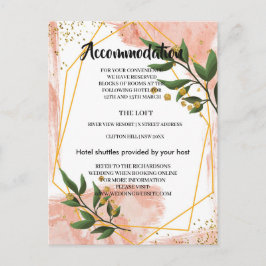 Modern Goud Lijst Ivoor Groen FlAccommodatie kaart