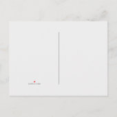 Modern Goud Lijst Ivoor Groen FloralReceptie kaart (Achterkant)