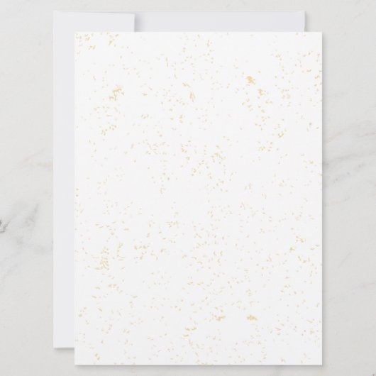 Modern Goud Lijst Moslim Islamitisch Bruiloft Kaart (Achterkant)