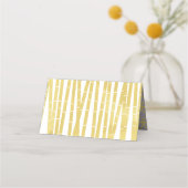 Modern Goud Lila Bamboo Grove Wedding Place Card Plaatskaartje (Achterkant)