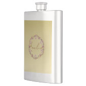 Modern goud Luxe bloemige waterverf gradiënt Flacon (Links)